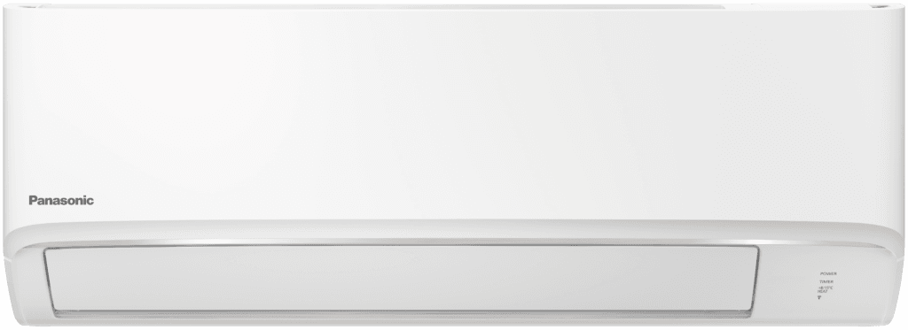 Panasonic inomhusdel CS-CZ25ZKE luftvärmepump monterad på vägg för energieffektiv uppvärmning och kyla